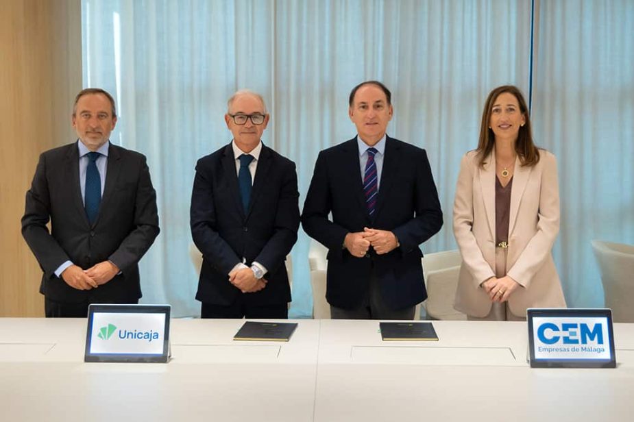 Unicaja CEM convenio financiación empresas Málaga 2025