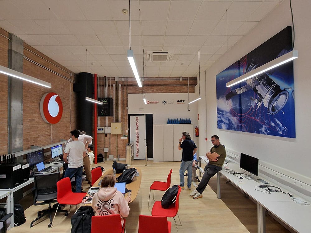 Málaga Satellite Center Vodafone UMA AST SpaceMobile