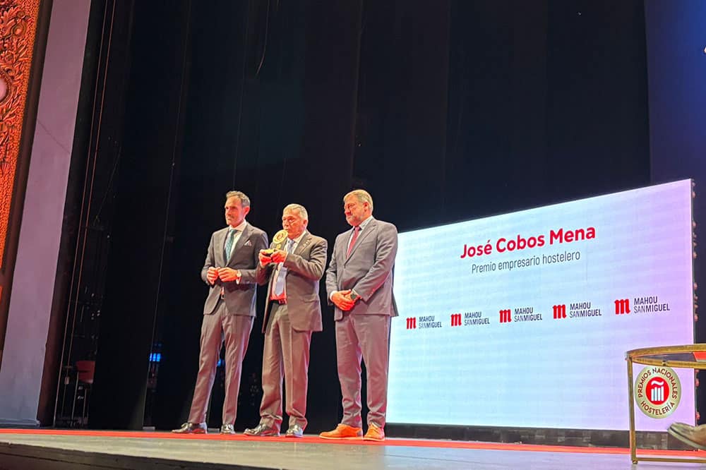 Pepe Cobos Mejor Empresario Hostelero de España