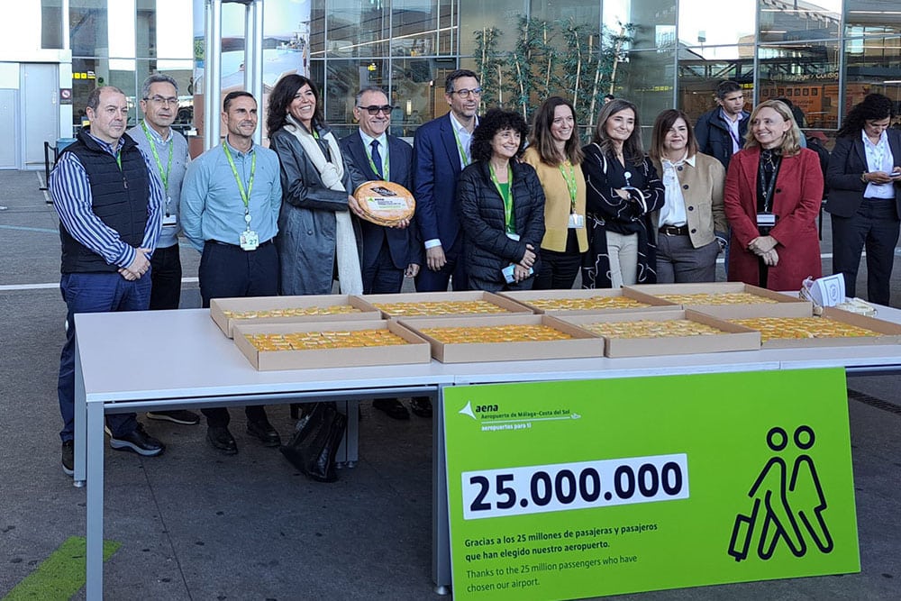 25 millones de pasajeros en Málaga
