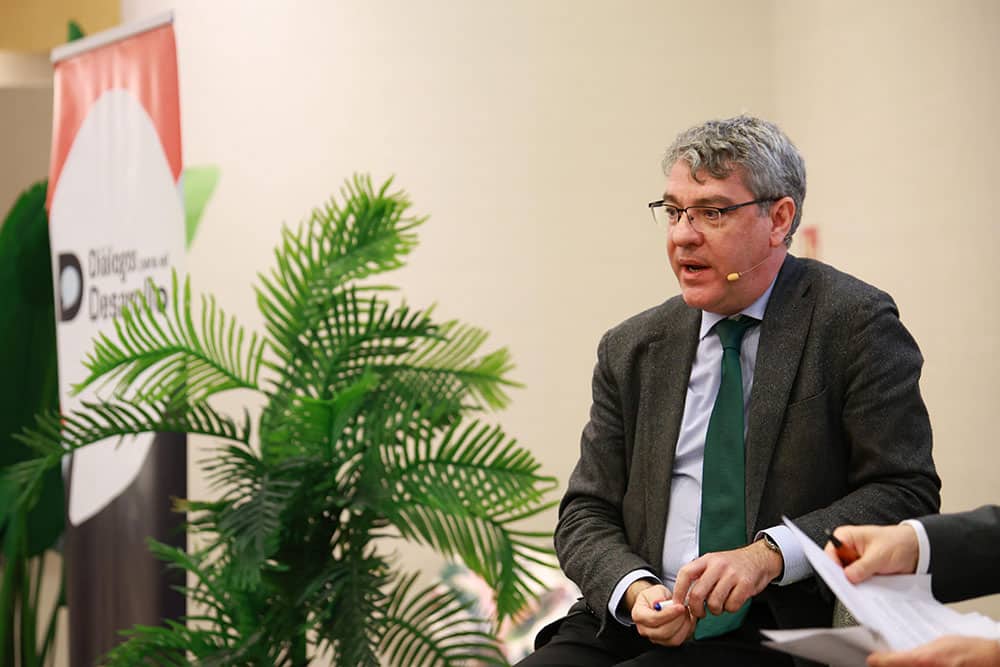 Miguel Sebastián y Álvaro Nadal en Málaga