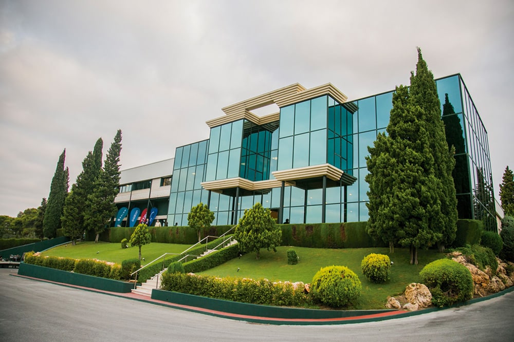 Sede de la empresa en la zona de Cabopino