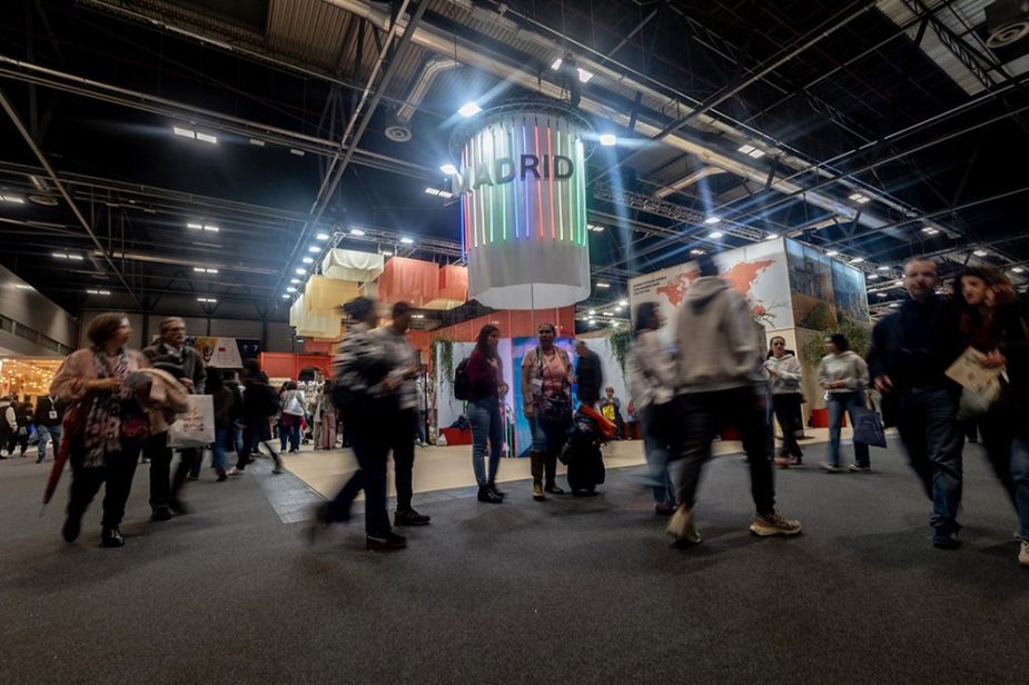 Vista general de los pabellones de Fitur en Madrid durante la edición de 2025