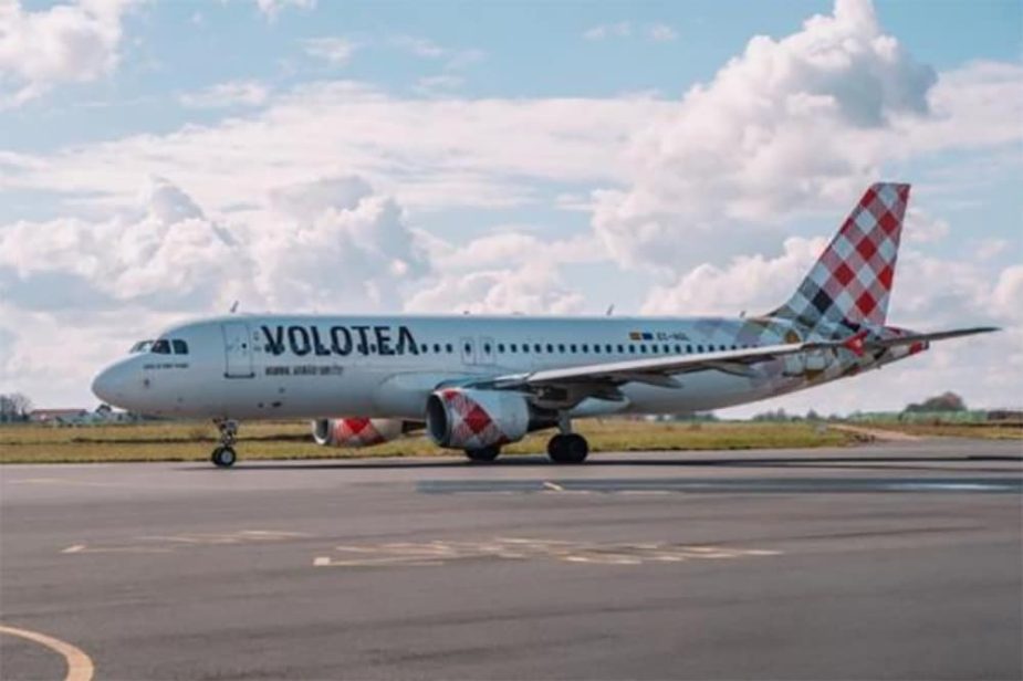 Un avión de Volotea refuerza la conectividad nacional desde Málaga.