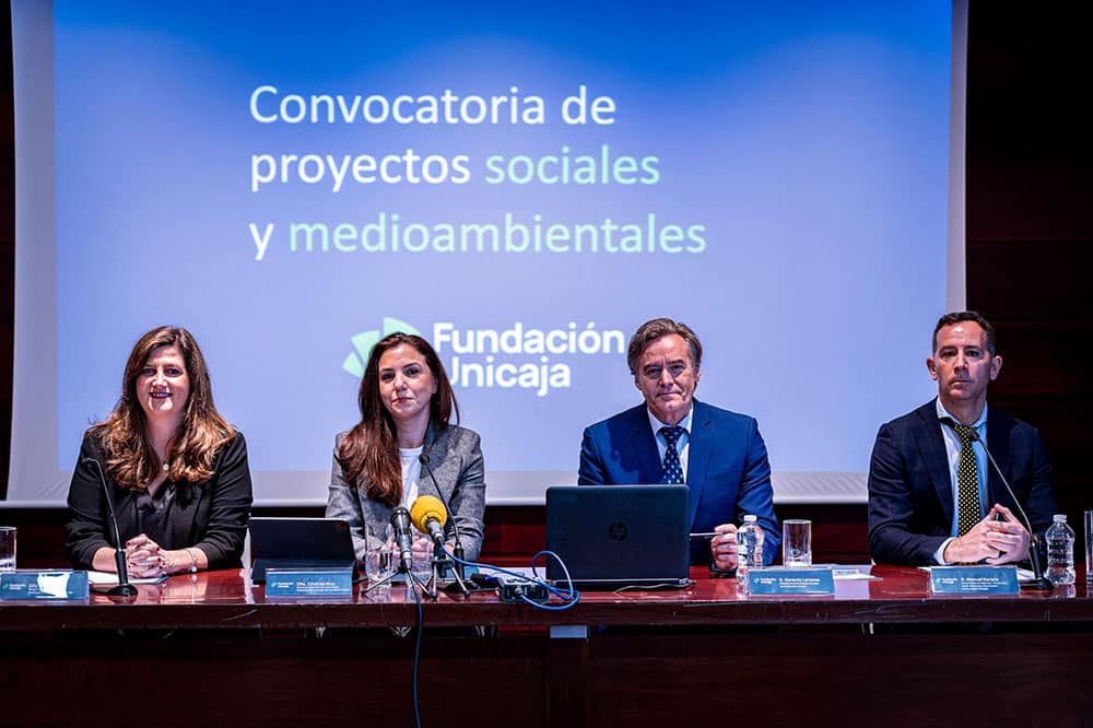 Fundación Unicaja proyectos sociales y medioambientales Andalucía