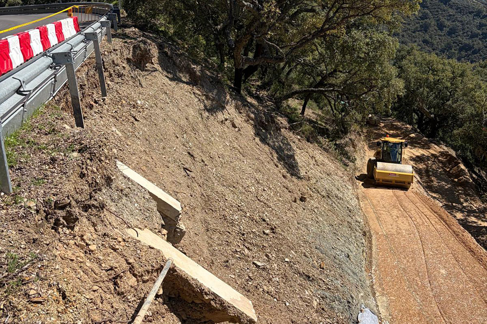 carreteras Serranía de Ronda inversión Diputación Málaga temporales
