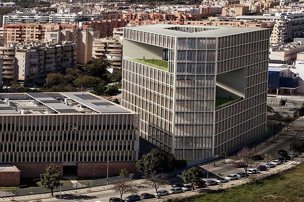 ampliación Ciudad de la Justicia Málaga