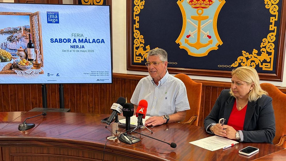 Acto de presentación de la feria Sabor a Málaga en Nerja.