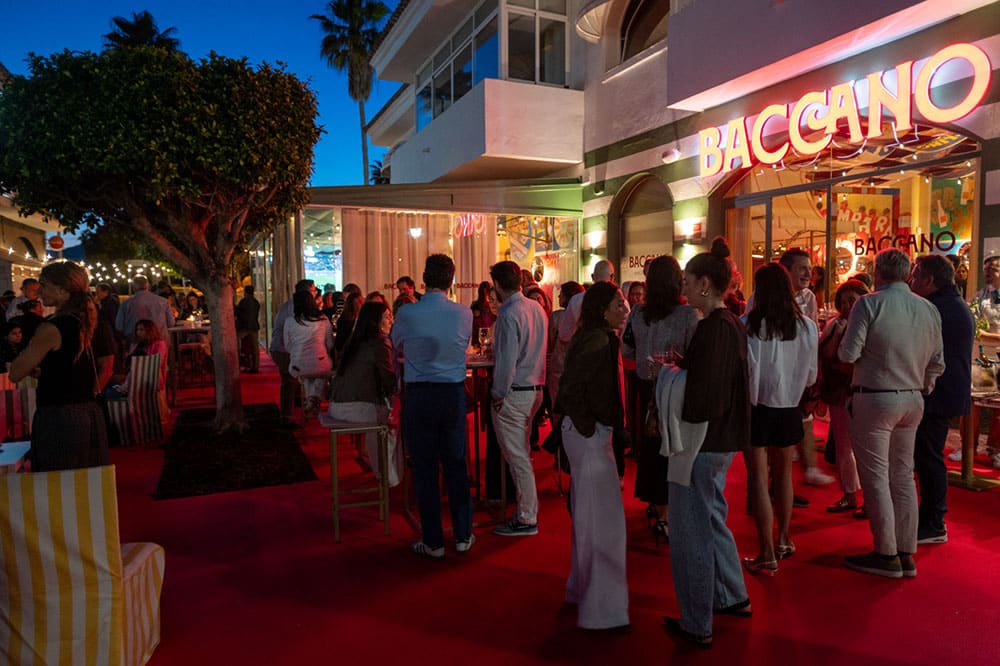 inauguración restaurante Baccano Marbella