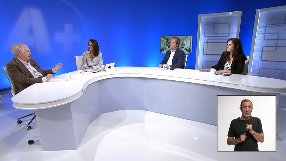Felipe Romera, durante su intervención en el programa Málaga a Examen, donde alertó de la pérdida de inversiones por problemas de suministro eléctrico.