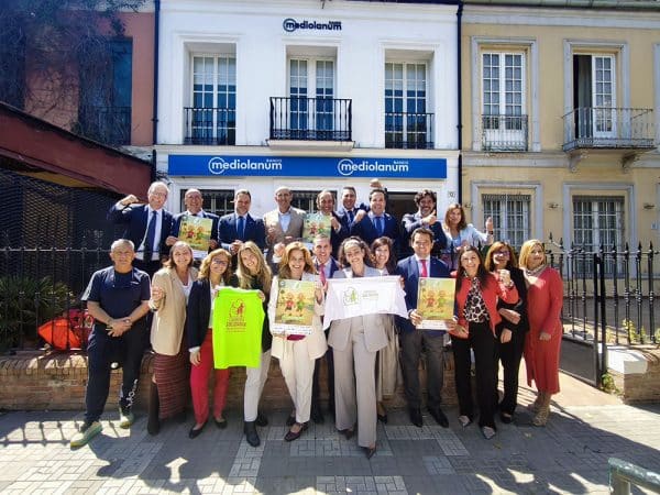 Presentación de la carrera solidaria en Málaga.