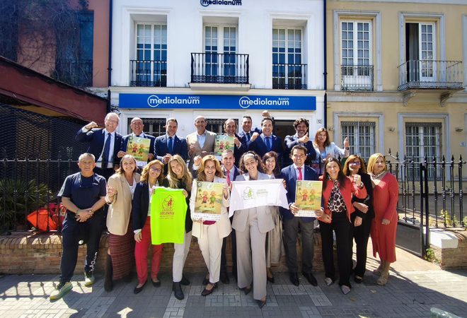 Presentación de la carrera solidaria en Málaga.