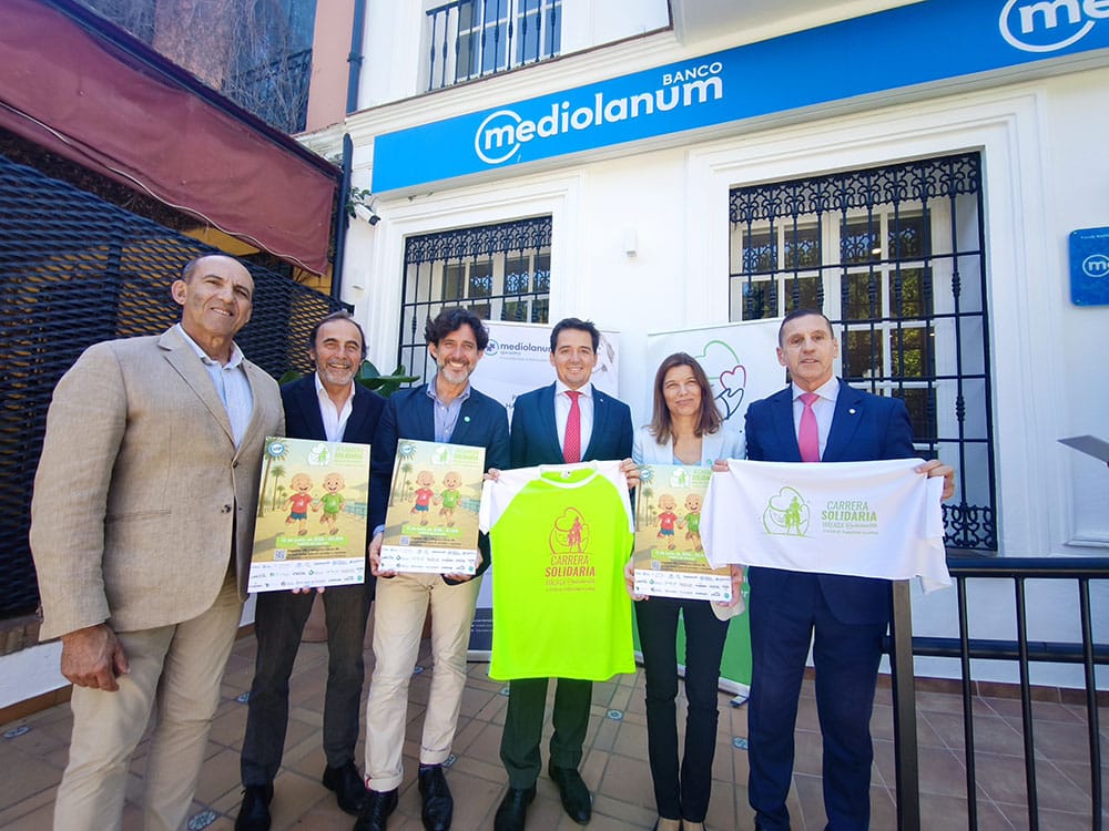 Presentación de la IV Carrera Solidaria de Fundación Olivares en Málaga