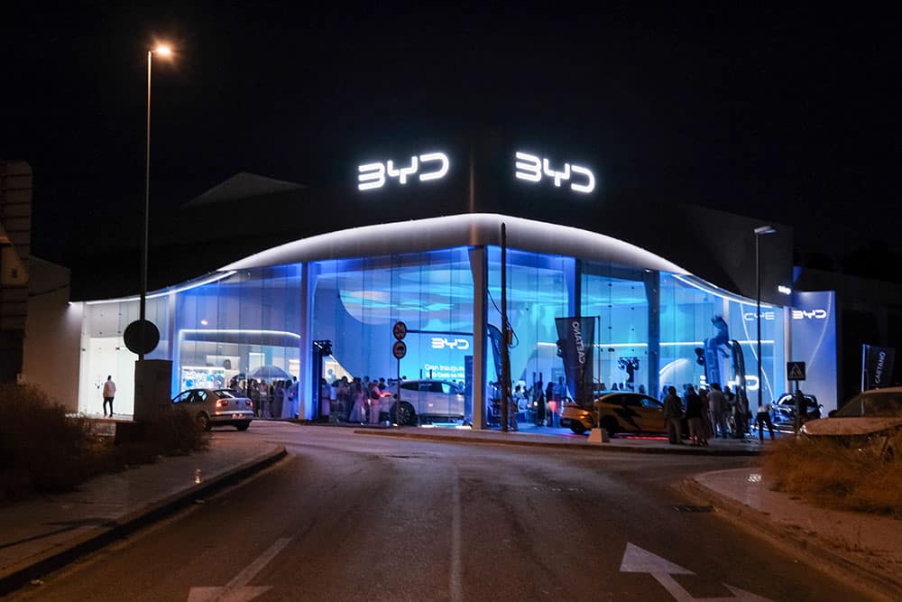 BYD inaugura sus instalaciones en Málaga