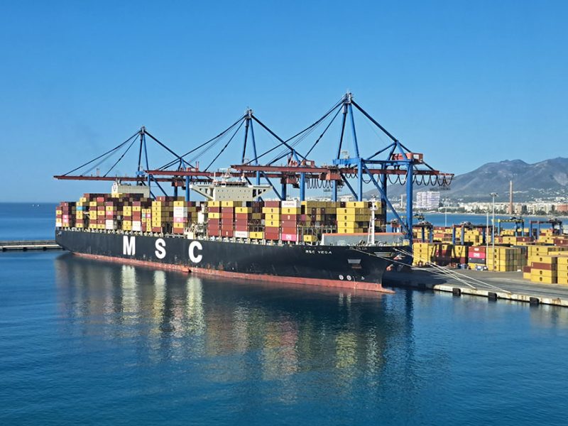 Puerto de Málaga tráfico primer semestre 2026