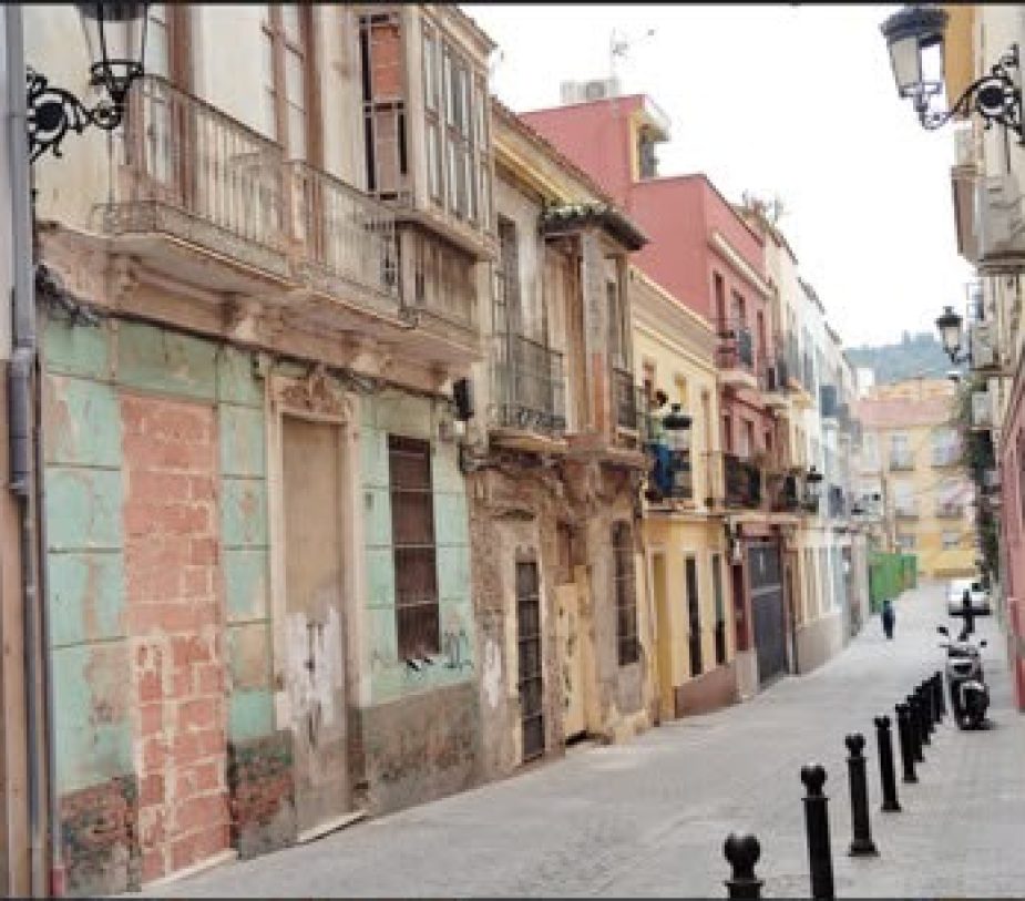 Edificios del centro de Málaga.