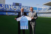 Unicaja y Málaga CF renuevan su alianza de colaboración.