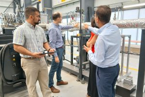 Visita de equipo de Sando a las instalaciones de Granada.