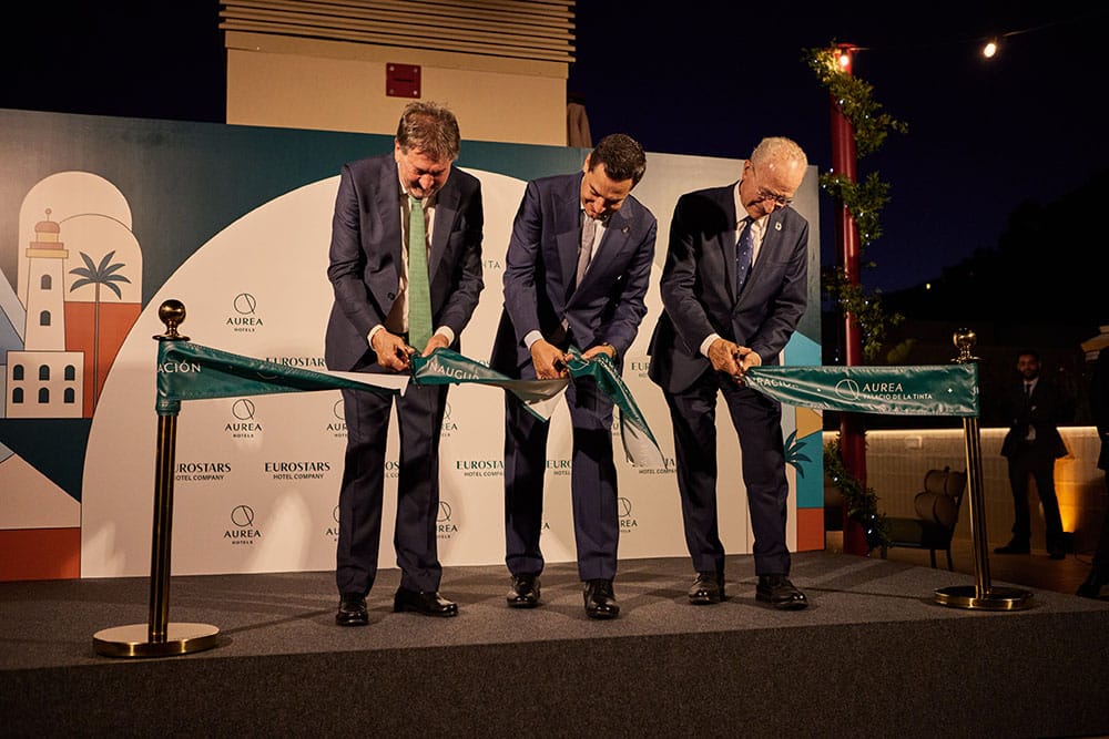 Inauguración del hotel Áurea Palacio de la Tinta en Málaga