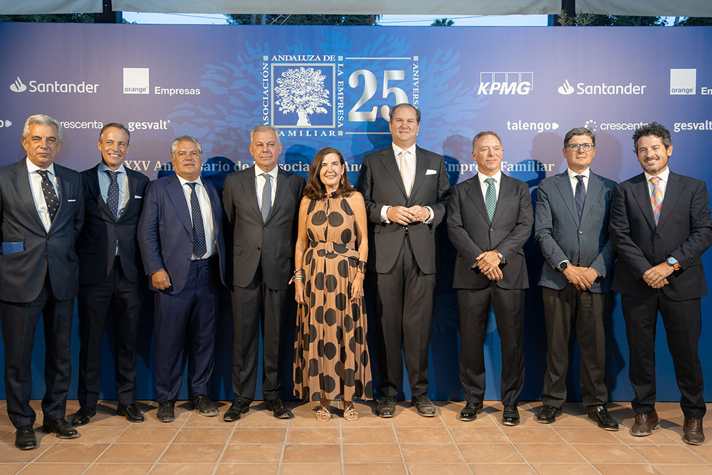 Aniversario de la empresa familiar en Sevilla.