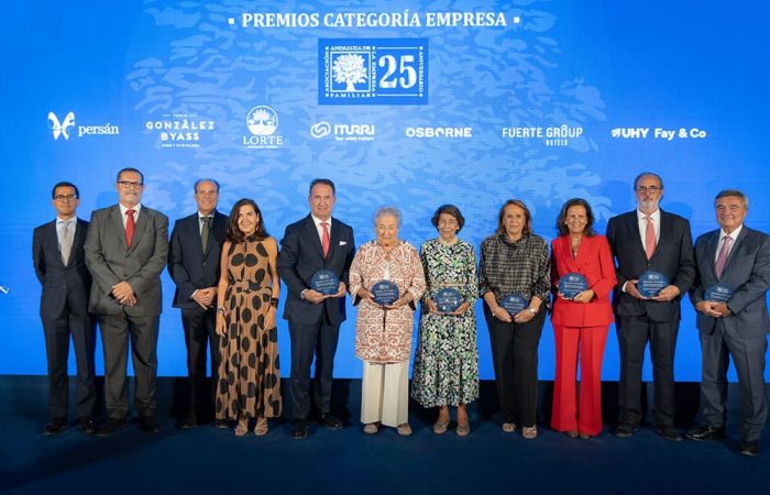 Aniversario de la empresa familiar en Sevilla.