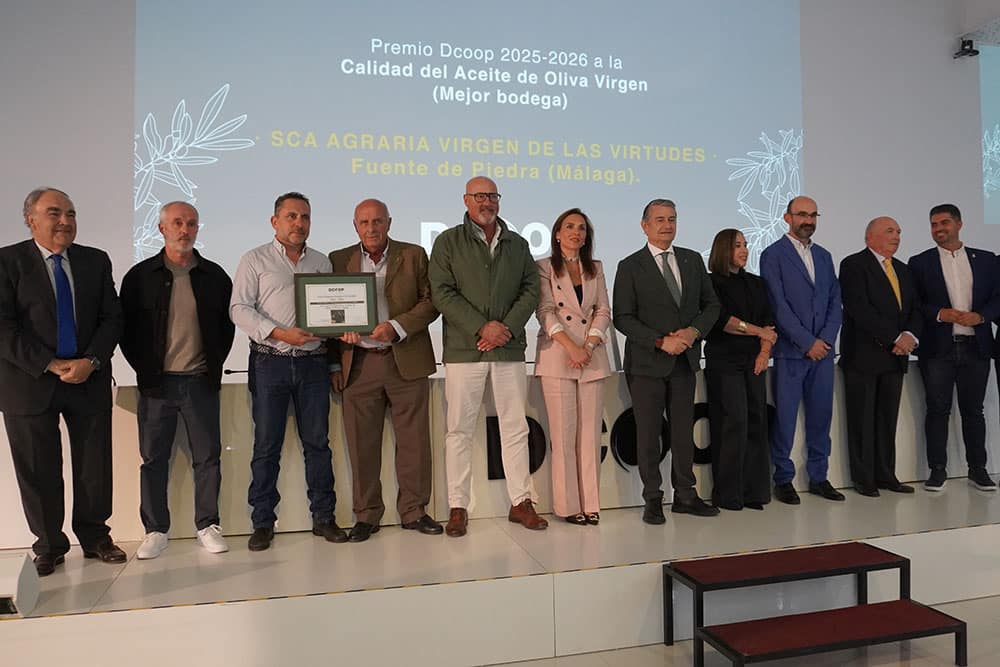 Premio para la Sociedad Cooperativa Andaluza (SCA) Agraria Virgen de las Virtudes, de Fuente de Piedra.
