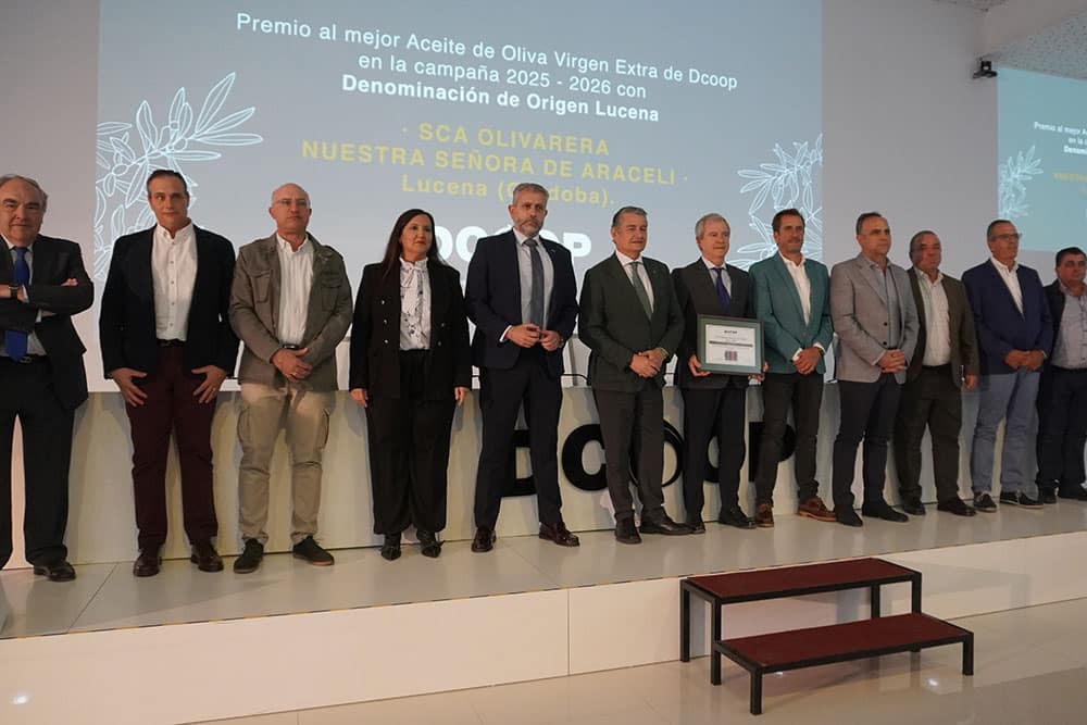Premio para la SCA Olivarera Nuestra Señora de Araceli, de Lucena (Córdoba).
