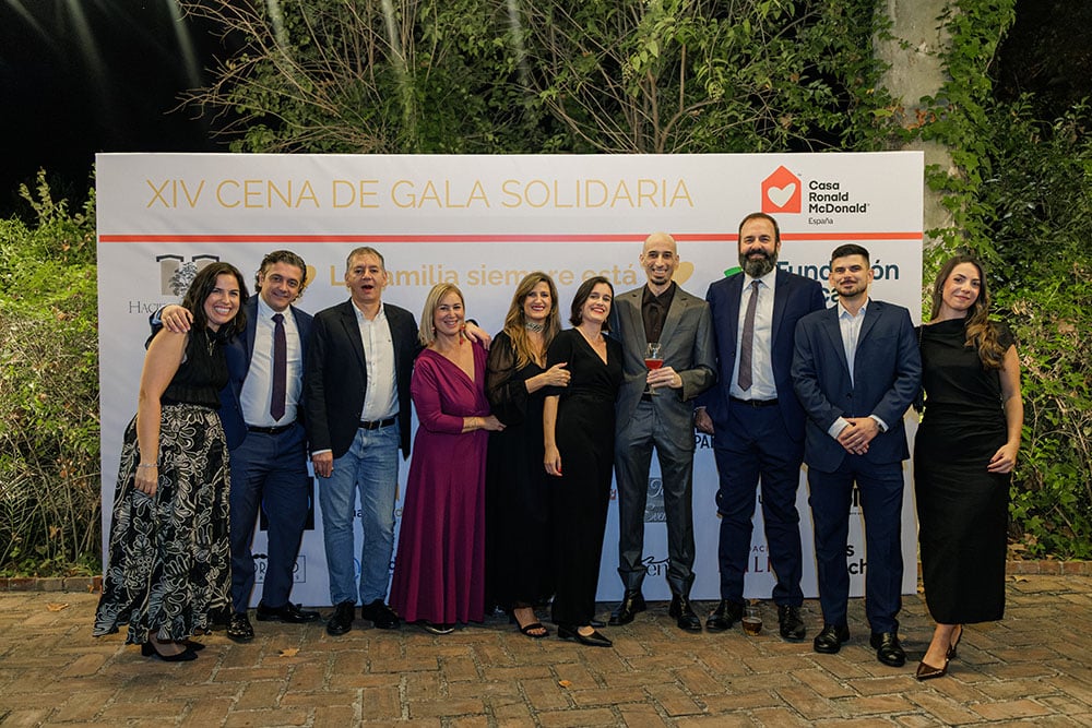 Parte del equipo de Fundación Unicaja acudió al evento de la Casa Ronald McDonald en Málaga.