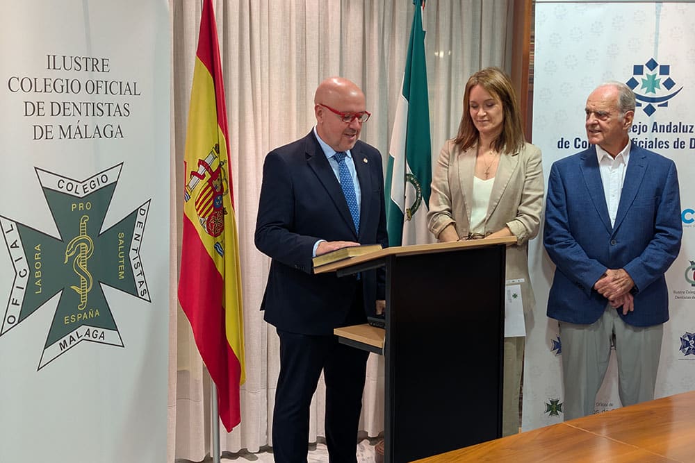 Daniel Navas sigue al frente del Colegio de Dentistas de Málaga.