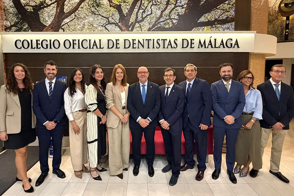 Junta de Gobierno del Colegio Oficial de Dentistas de Málaga.