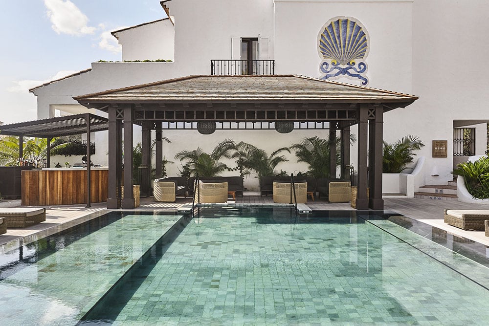 La Nobu Pool, piscina exclusiva para adultos del hotel marbellí.