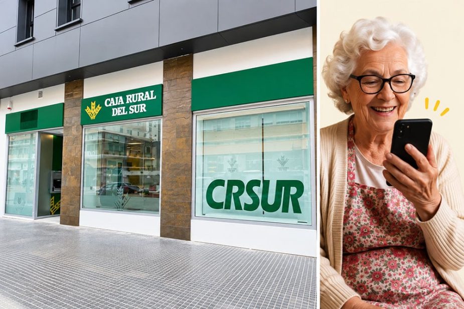 Oficina de Caja Rural del Sur en Andalucía.