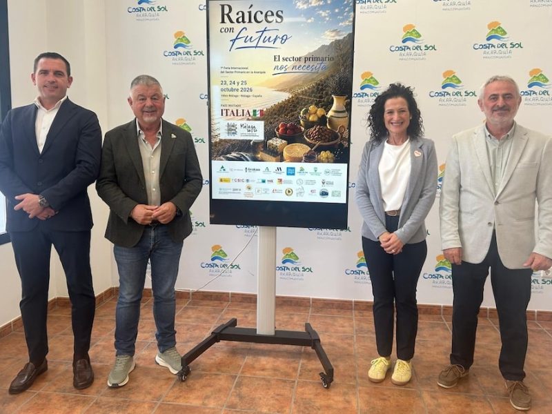 Presentación de la primera feria agroalimentaria de la Axarquía.