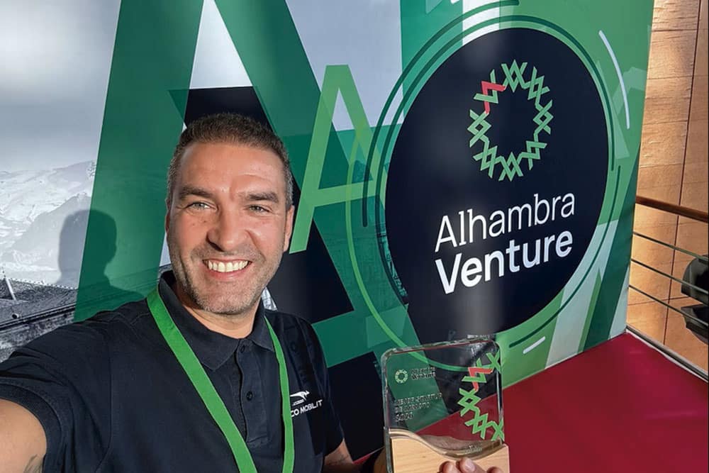 Miguel Ángel del Pino, uno de los promotores de TECO Mobility, premiada en Alhambra Venture.